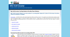 Desktop Screenshot of macolmconverter.olm1.net