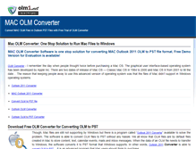 Tablet Screenshot of macolmconverter.olm1.net